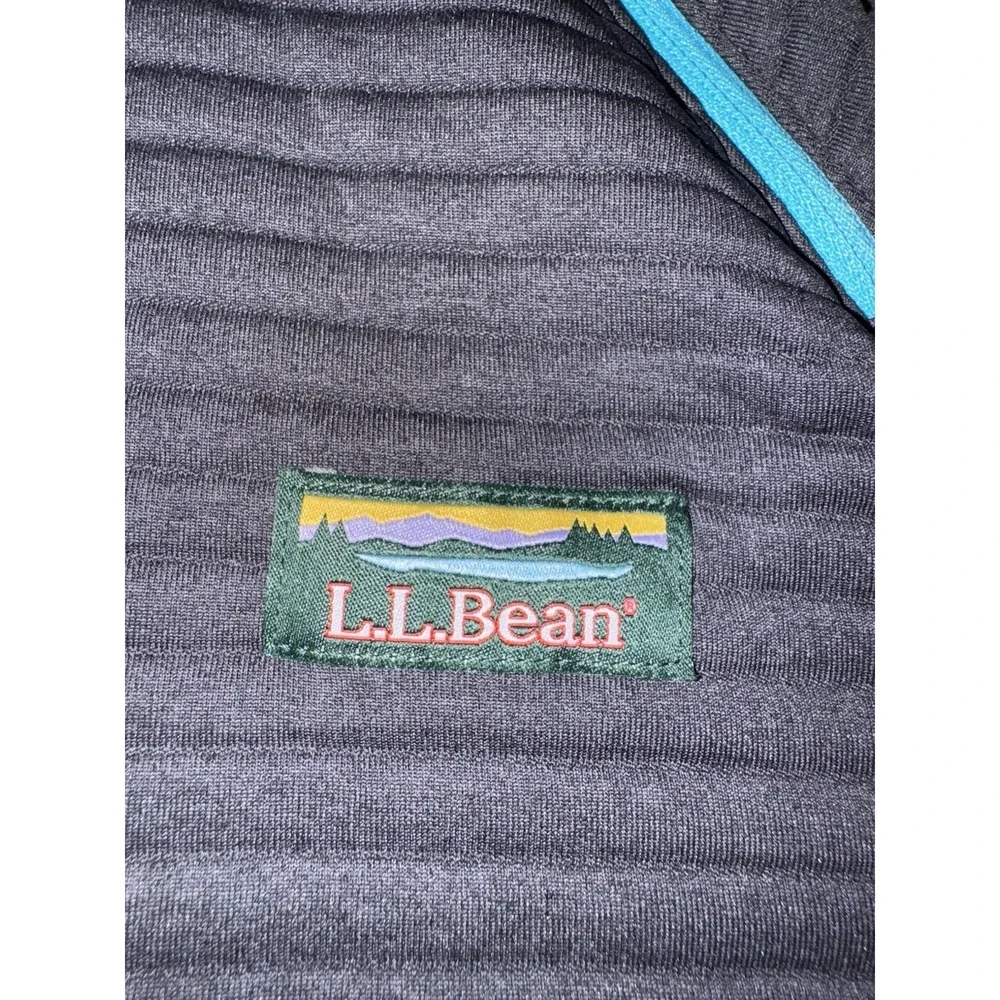 Women's L.L.Bean Grey and Purple Sweatshirt Size Medium Regular - Picture 2 of 8